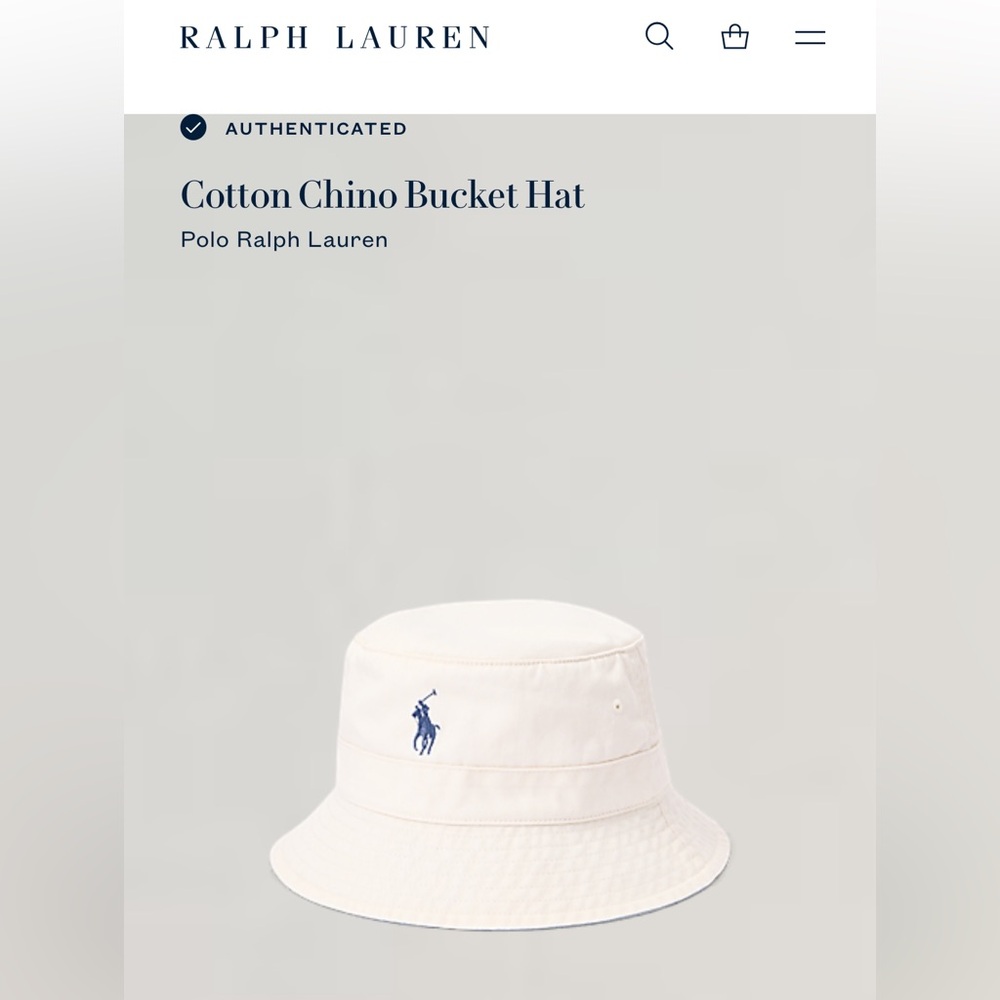Ralph Lauren Chino Bucket Hat